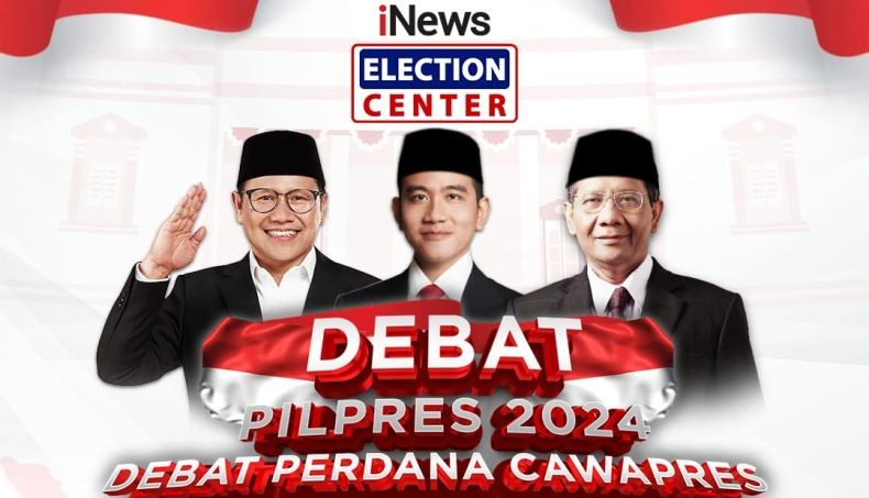 Jangan Lewatkan! Debat Ke-2 Pilpres 2024 Giliran Cawapres, Live di iNews Mulai Sore Ini