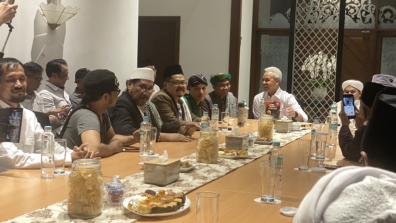 Keluarga Pencinta Wali Songo Bertemu Ganjar Pranowo, Titip Pesan Ini