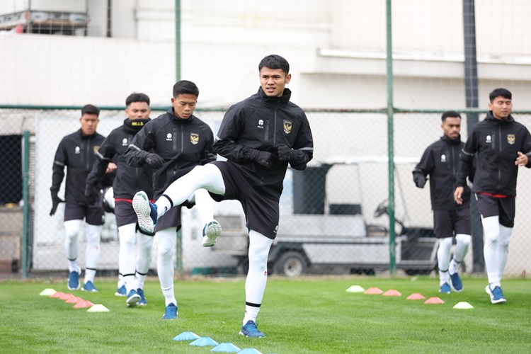 Ini Menu Latihan Perdana Timnas Indonesia di Turki
