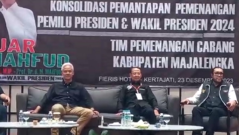 Bertemu Tim Pemenangan Daerah di Majalengka, Ganjar: Kita Mengonsolidasikan Kekuatan