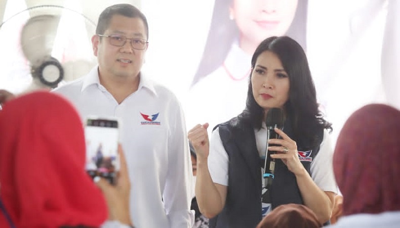 Sambangi Cek Kesehatan Gratis Partai Perindo, Liliana Tanoesoedibjo: Kami Bersyukur Melihat Mereka Gembira