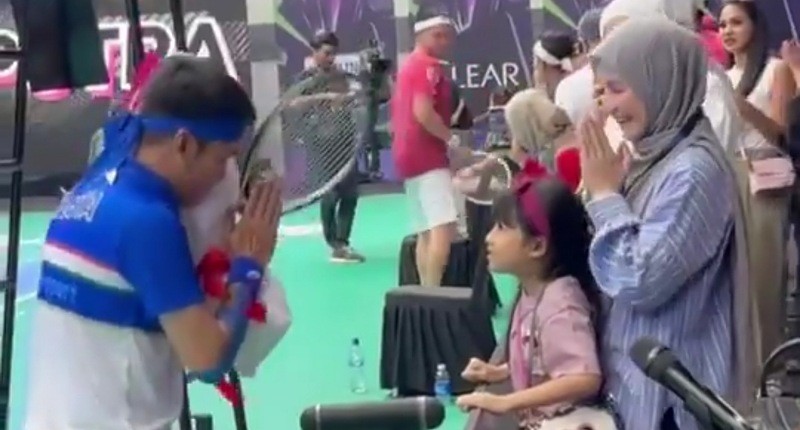 Viral Momen Natasha Rizky Dukung Desta Tanding Tenis, Ucap Selamat Tak Saling Sentuh 
