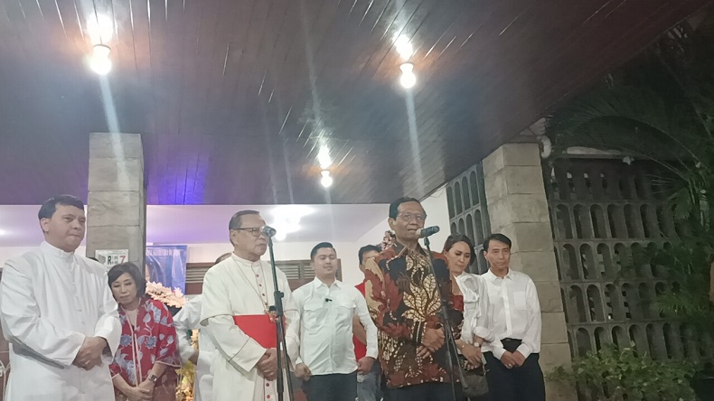 Mahfud MD Gembira Umat Kristiani Bisa Ibadah Natal dengan Nyaman dan Aman