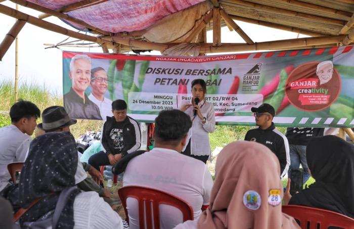 Datangi Petani Cabai di Sumedang, Ganjartivity Tampung Langsung Keluhan dan Aspirasi 