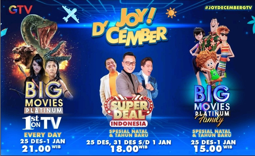 Deretan Program Paling Fresh Siap Temani Akhir Tahun Kamu di Joy D’cember! GTV