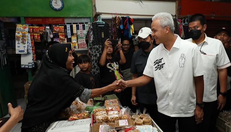Ganjar Akan Kembangkan UMKM dan Koperasi sebagai Soko Guru Perekonomian Nasional