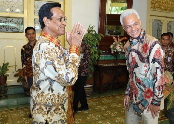 Temui Sri Sultan HB X, Ganjar Pranowo Akui Minta Dukungan di Pilpres 2024