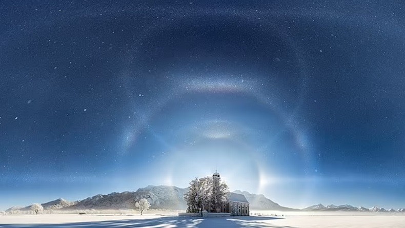 NASA Bagikan Foto Halo Es yang Mengelilingi Matahari, Mirip di Film Frozen