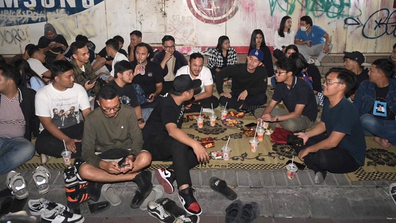 Wedangan di Solo, Alam Ganjar Harap Anak Muda Makin Produktif