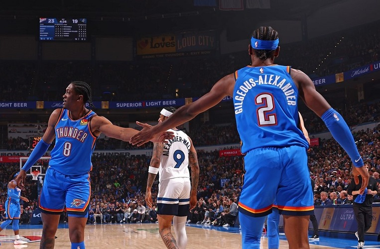 Hasil NBA 2023-2024: Thunder Terbang Dekati Puncak usai Gilas Timberwolves