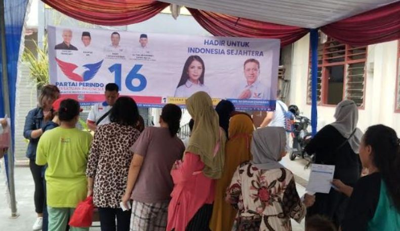 Sembako Murah Partai Perindo, Warga Cempaka Baru Jakpus Merasa Terbantu