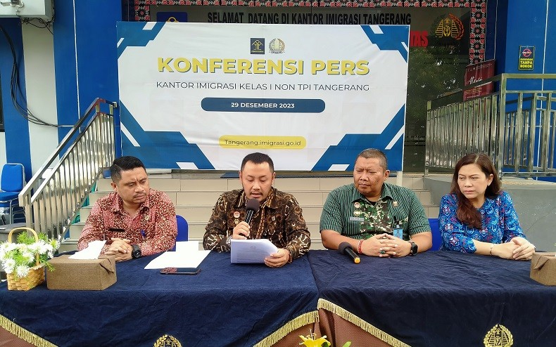 Imigrasi Tangerang Deportasi 139 WNA Sepanjang 2023, Mayoritas dari 5 Negara Ini