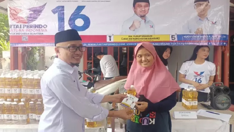Perindo Gelar Bazar Minyak Goreng Murah, Caleg Wahyu: Bukti Komitmen Sejahterakan Masyarakat