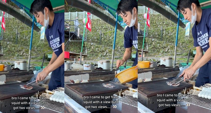 Viral Penjual Cumi Ganteng Bikin Pembeli Terpesona, Netizen: Ikhlas Gue Beli Setiap Hari