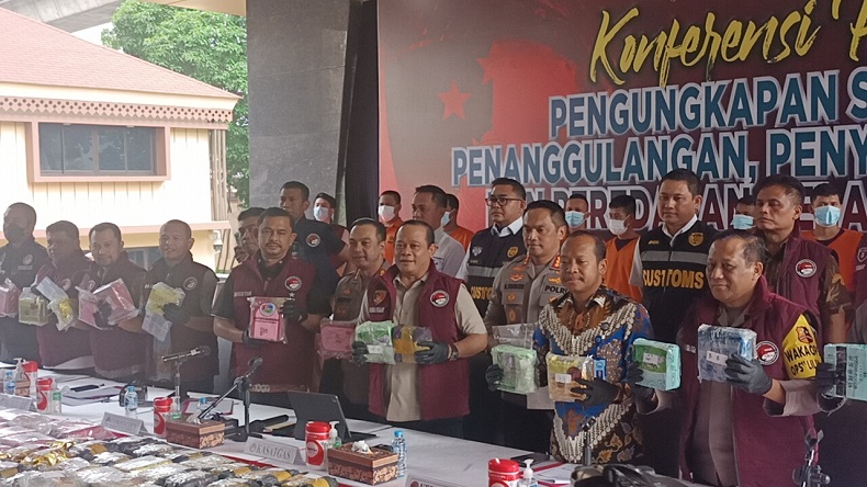 Satgas Penanggulangan Narkoba Polri Tangkap 11.828 Tersangka, Sita 1,8 Ton Sabu