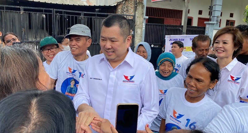 Hadir di Bazar Murah Tegal Alur, Hary Tanoesoedibjo Ungkap Makna Partai Perindo