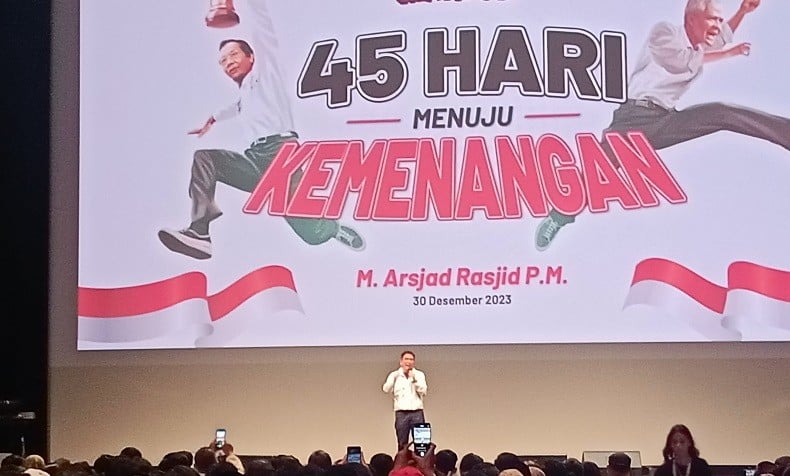 45 Hari Jelang Pilpres 2024, Arsjad Rasjid Bakar Semangat Relawan untuk Menangkan Ganjar-Mahfud