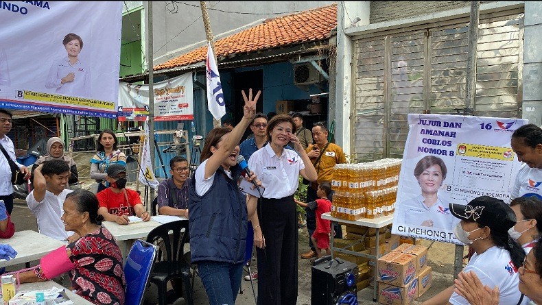 Bazar Murah dan Cek Kesehatan Gratis Caleg Partai Perindo Diapresiasi Warga