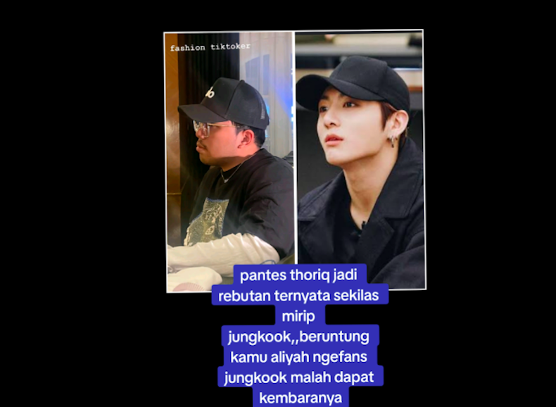 Thariq Halilintar Disebut Mirip Jungkook BTS, Netizen Emosi: Langit dan Bumi