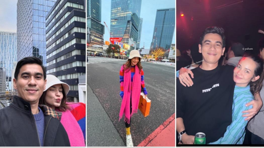 Intip Momen Pertama Enzy Storia Tahun Baruan Bareng Suami di Jepang