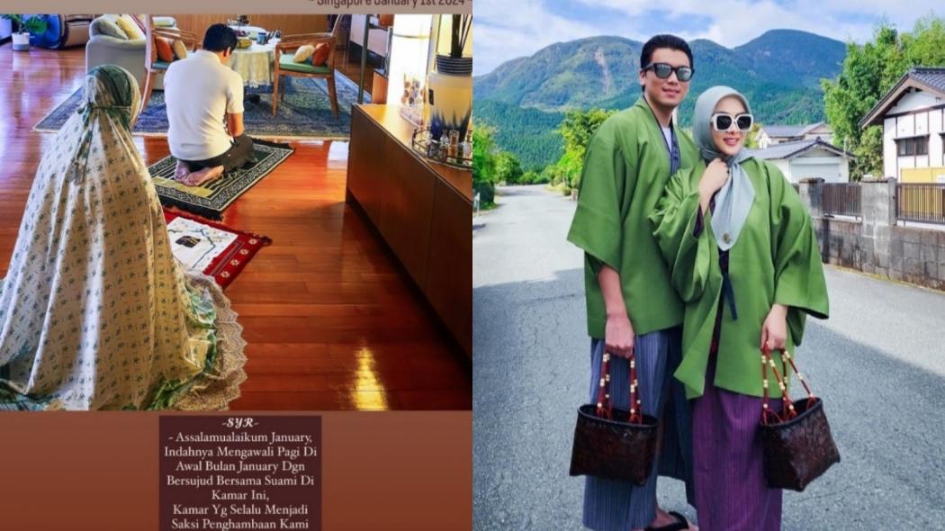 Bukan Liburan, Syahrini Mengawali Hari Pertama 2024 dengan Sholat Subuh Berjamaah 