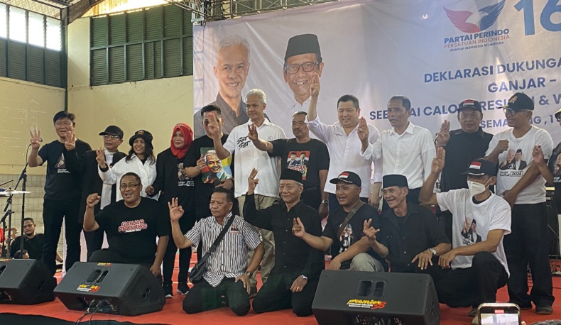 Asosiasi Pedagang Mie dan Bakso Deklarasi Dukung Ganjar-Mahfud di Pilpres 2024