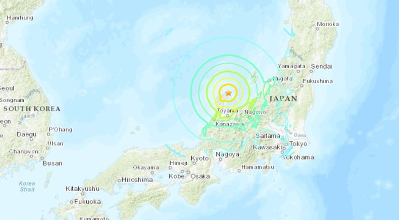 Gempa M7,6 Guncang Jepang, Tsunami 5 Meter Diperkirakan Terjang Ishikawa