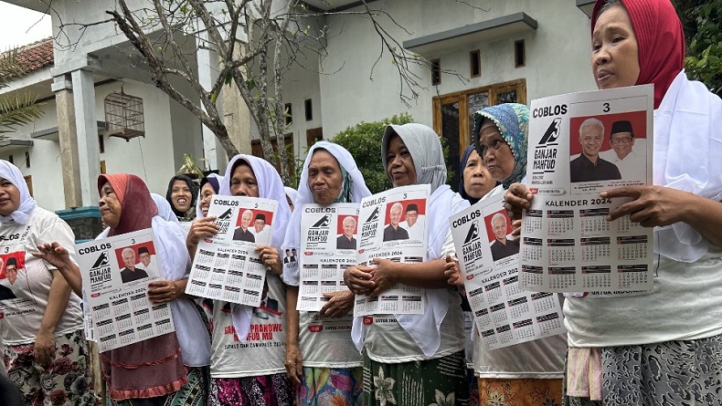 Warga Lebak Doakan Ganjar Menang Pilpres 2024, Antusias Datangi Bazar Sembako Murah