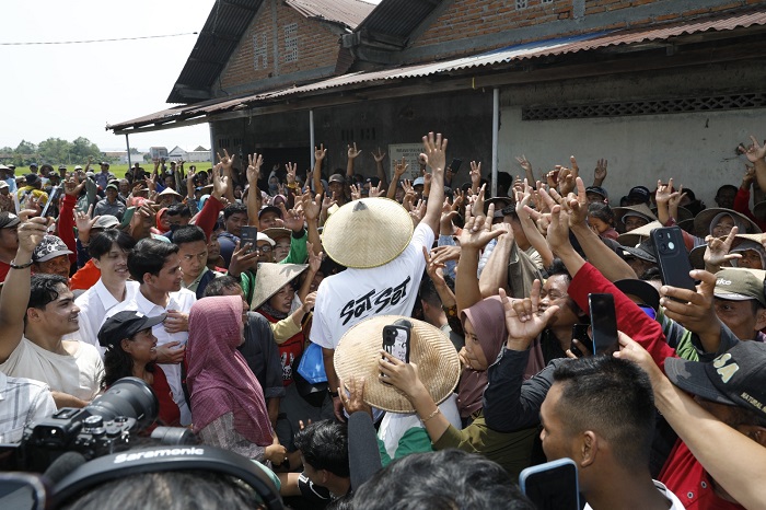 Di Depan Ribuan Petani Demak, Ganjar Pranowo Janji Tambah Pupuk Khusus Petani