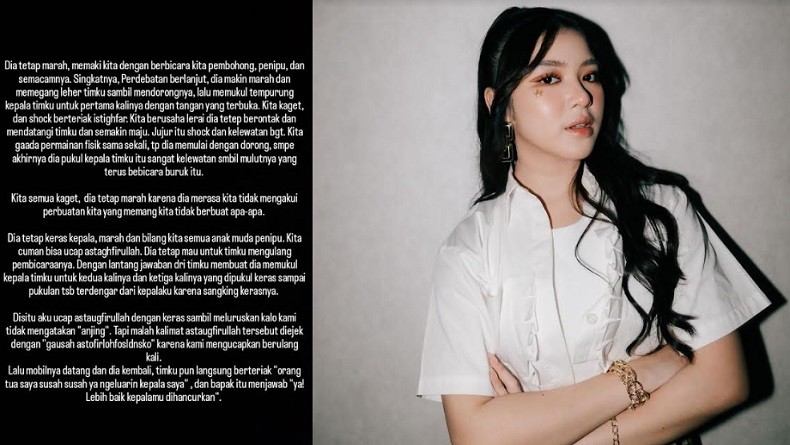Tiara Andini Diduga Alami Penganiayaan saat Malam Tahun Baru: Timku Didorong hingga Kepala Dipukul