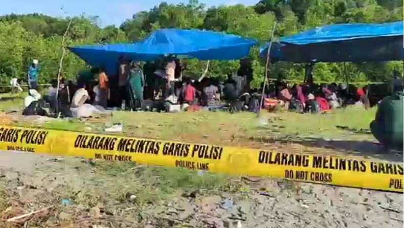 Etnis Rohingya Terdampar di Deliserdang Sengaja Berlayar dari Bangladesh ke Indonesia