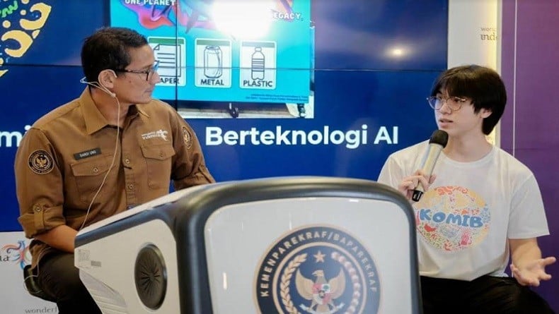 Sandiaga Uno Apresiasi Mesin Pemilah Sampah Otomatis Karya Anak Bangsa: Inovasi Bagian dari Masa Depan