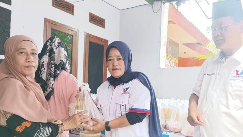 Warga Mangunjaya Bandung Senang Ada Bazar Murah Partai Perindo, Kurangi Beban Ekonomi