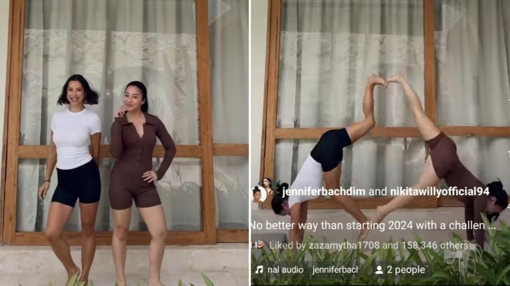 Potret Nikita Willy dan Jennifer Bachdim Yoga Bareng, Netizen: Lemakku Ketar-ketir