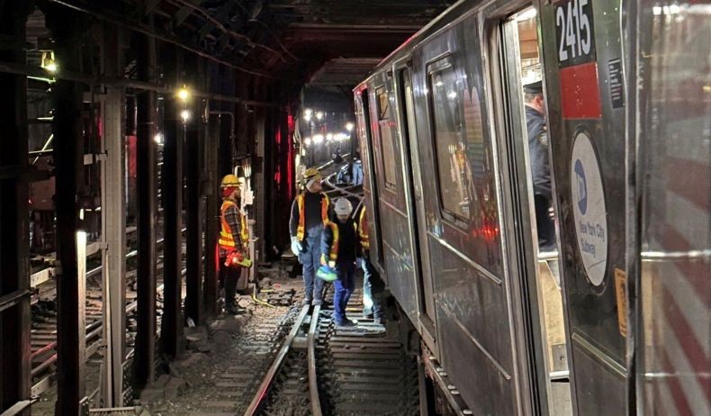 2 Kereta Bawah Tanah Tabrakan di New York, 24 Orang Luka
