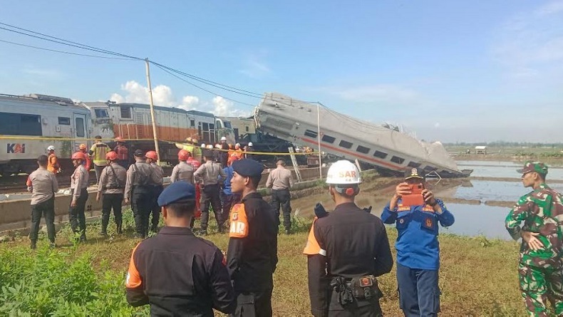 KNKT Ungkap Penyebab Kecelakaan KA Turangga dan KA Lokal Bandung Raya di Cicalengka