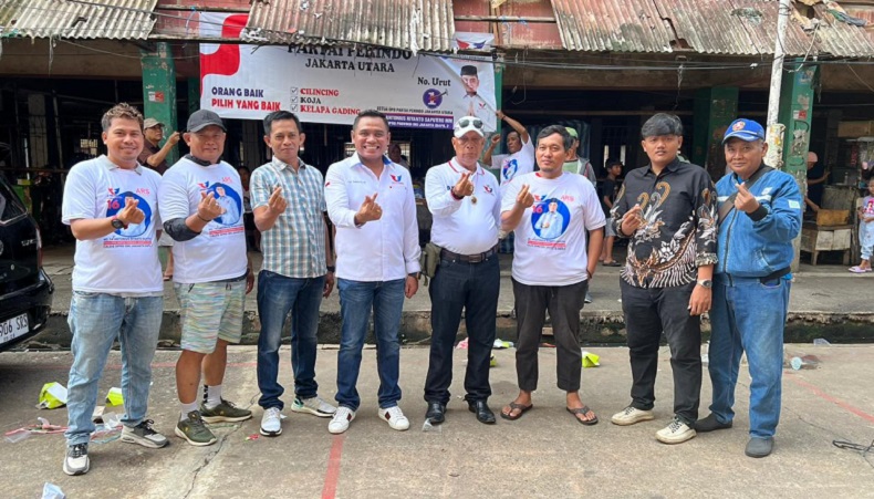 Caleg Perindo Antonius Riyanto Gelar Senam dan Cek Kesehatan Gratis di Rusun Cilincing