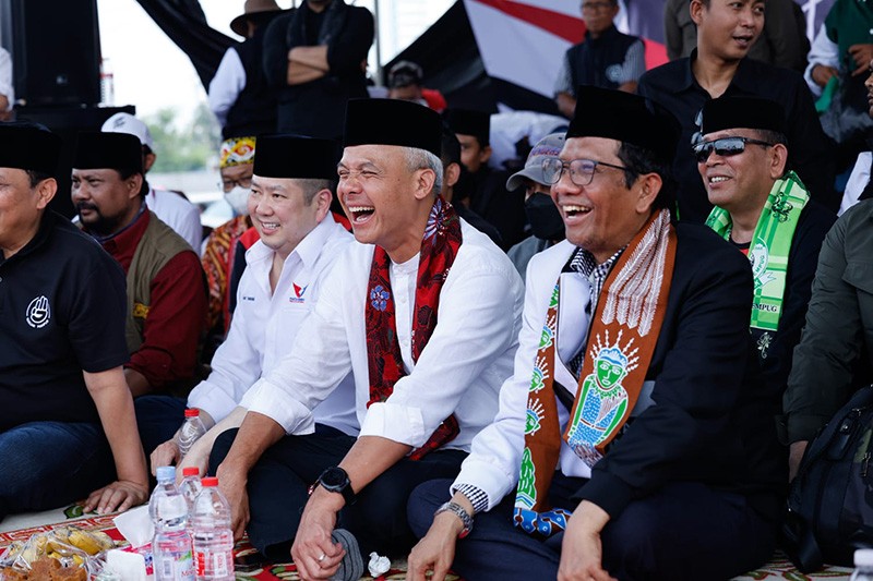 Charta Politika: Elektabilitas Ganjar-Mahfud Rebound, Potensi Besar Lolos ke Putaran 2