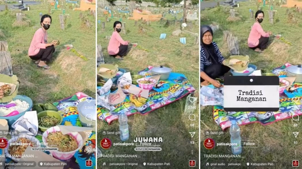 Mengenal Manganan, Tradisi Membawa Makanan Berkat ke Makam Leluhur