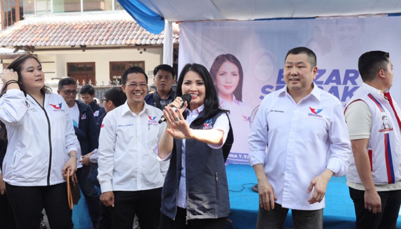 Gelar Bazar Murah di Jaksel, Liliana Tanoesoedibjo: Kita Bergandengan Tangan untuk Indonesia Sejahtera