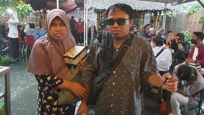 Pasangan Tunanetra di Tangsel Yakin Ganjar-Mahfud Beri Kesetaraan ke Penyandang Disabilitas