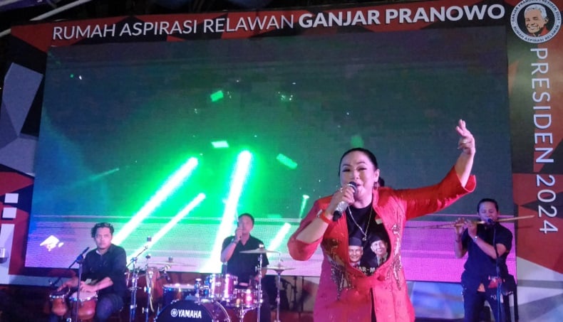 Istri Didi Kempot Deklarasi Dukungan: Sobat Ambyar Kompak Dukung Ganjar-Mahfud