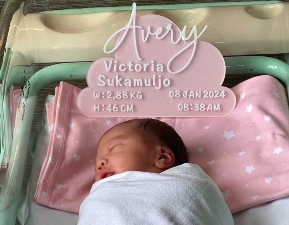 Avery Victoria Sukamuljo, Buah Hati Valencia Tanoesoedibjo-Kevin Sanjaya