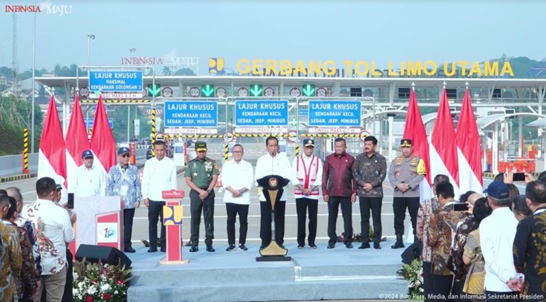 Tol Pamulang-Cinere-Raya Bogor Diresmikan, Jokowi: Berikan Banyak Pilihan ke Masyarakat