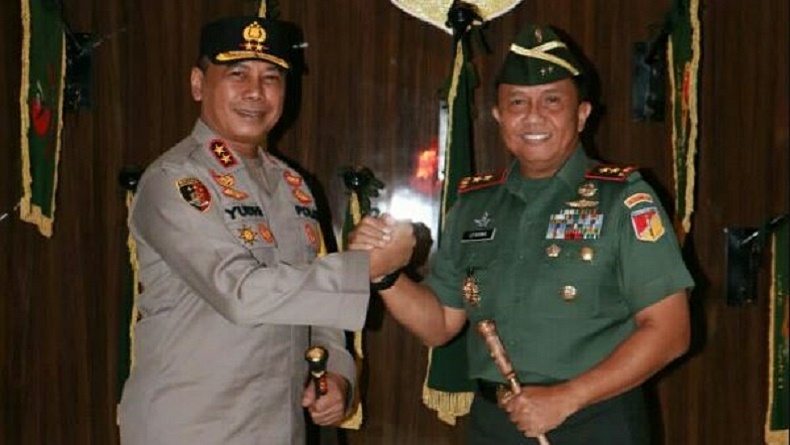 Usai Dilantik, Kapolda Sulut Langsung Action Sambangi 3 Matra TNI hingga KPU
