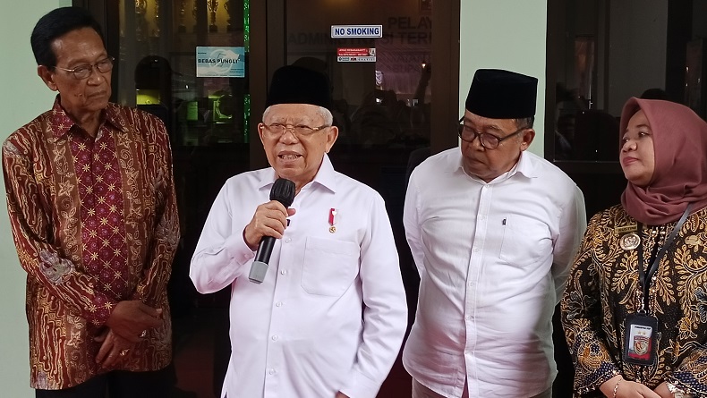Wapres Ma'ruf Gantikan Jokowi ke HUT PDIP: Presiden ke Luar Negeri, Terpaksa Saya Hadir