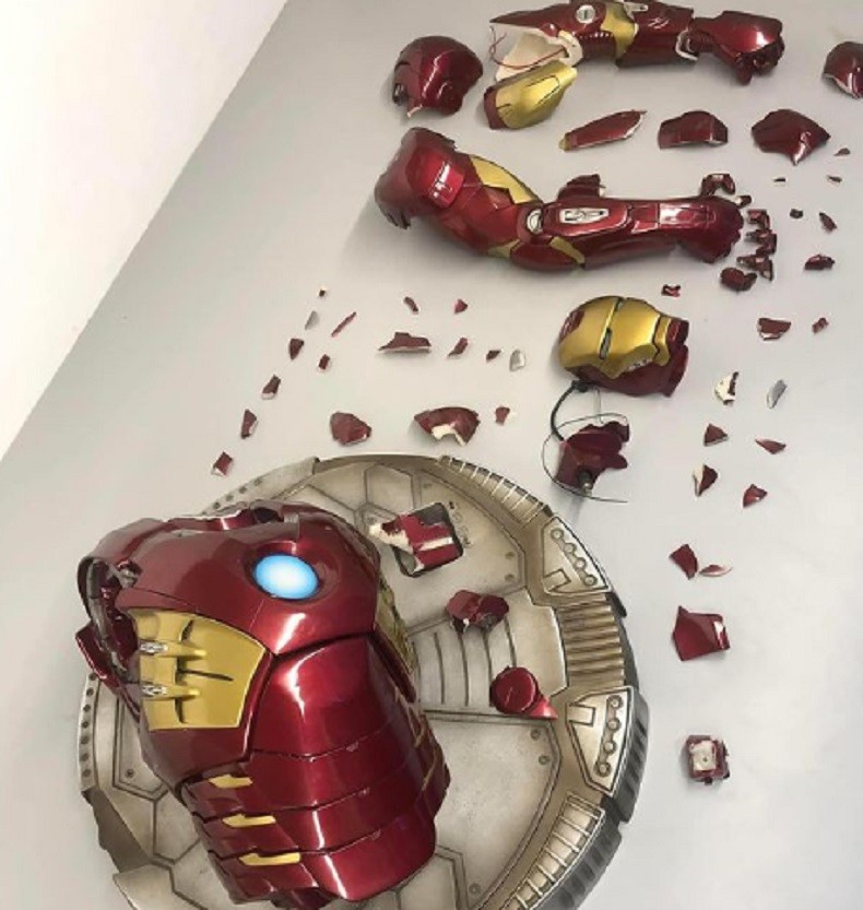 Action Figure Iron Man yang Viral akibat Pecah Dipanjang Kembali, Kondisinya Kini Berbeda 