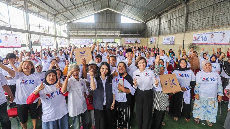 Warga Pondok Pinang Bersyukur Partai Perindo Peduli Masyarakat Kecil