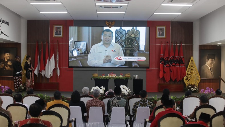 HT Ucapkan Selamat HUT ke-51 PDIP: Semoga Semakin Maju dan Dicintai Rakyat