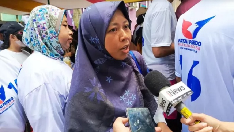 Partai Perindo Gelar Bazar Sembako Murah, Warga Pesanggrahan Senang Merasa Terbantu